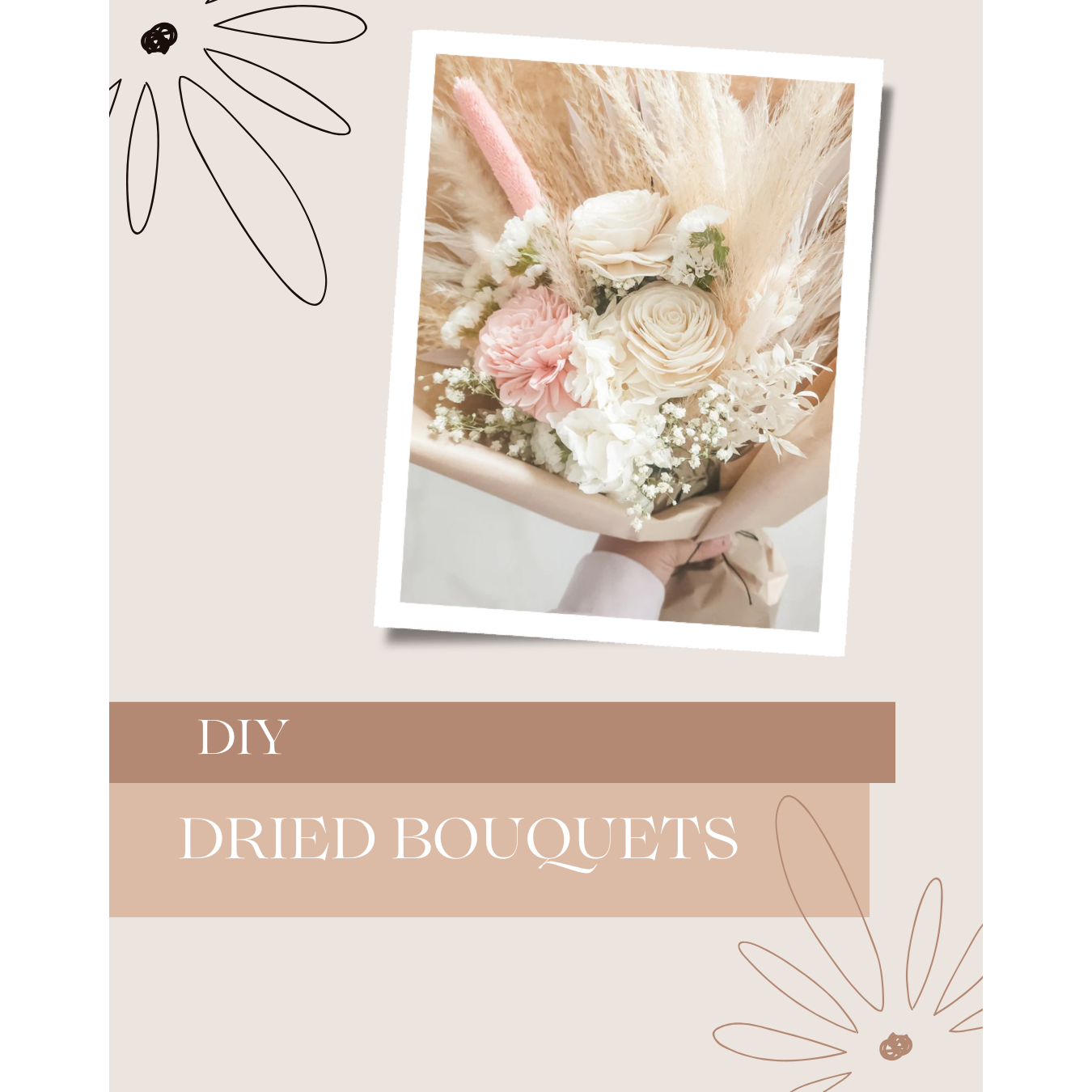 DIY Dried Flower Bouquet