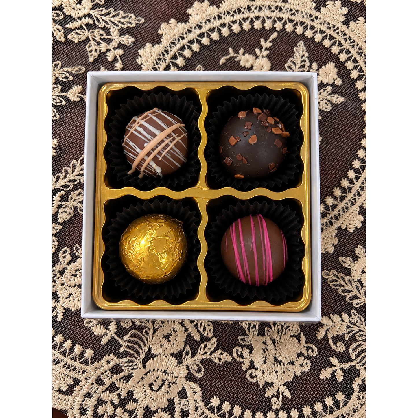 Decadent Artisan Chocolates 4 Pack