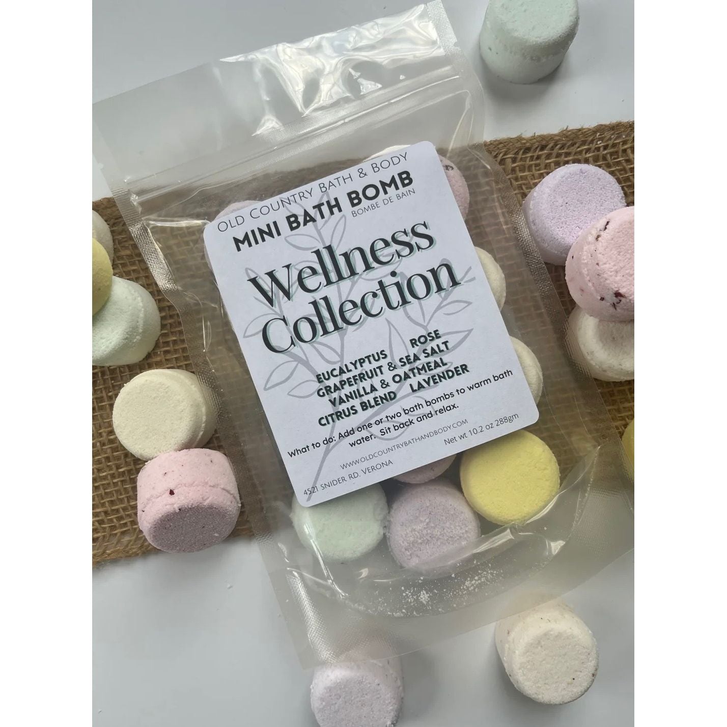 Wellness Mini Bath Bombs