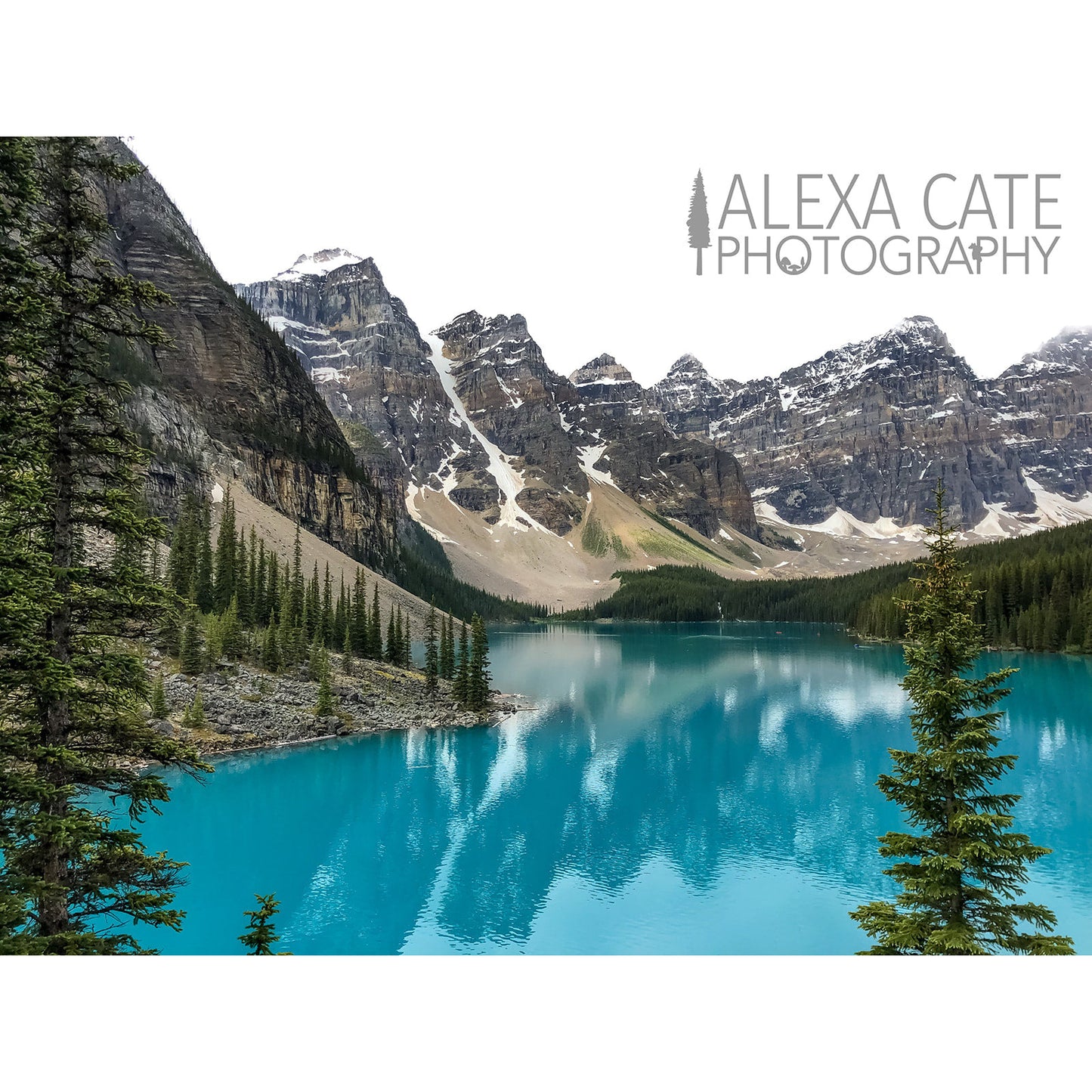 Greeting Card- Maligne Lake Blank Card