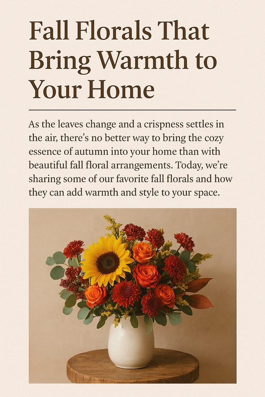 Fall Florals Bring Warmth to Your Home