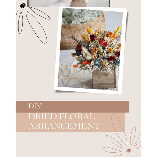 DIY Dried Flower Arrangement