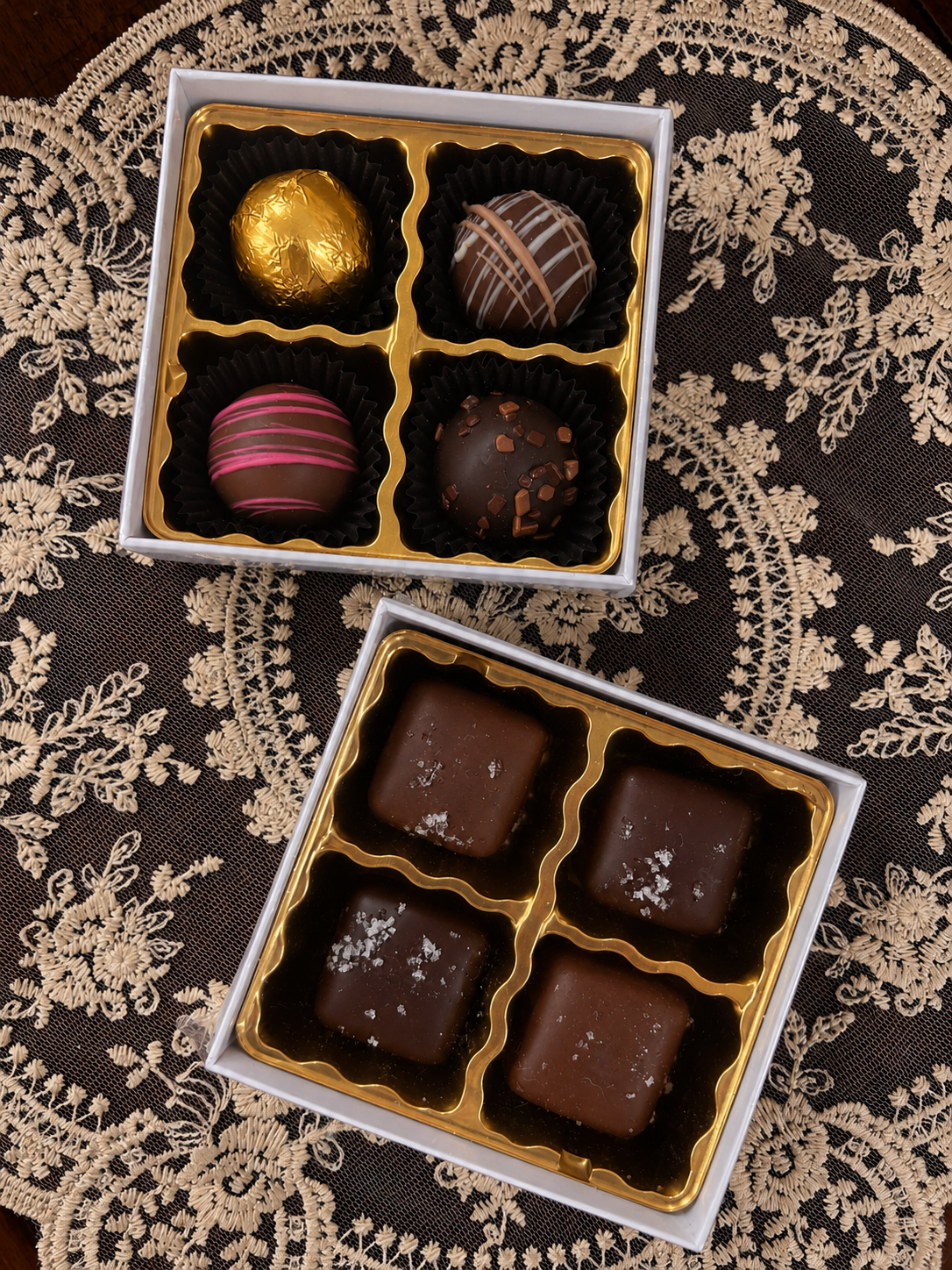 Decadent Artisan Chocolates 4 Pack