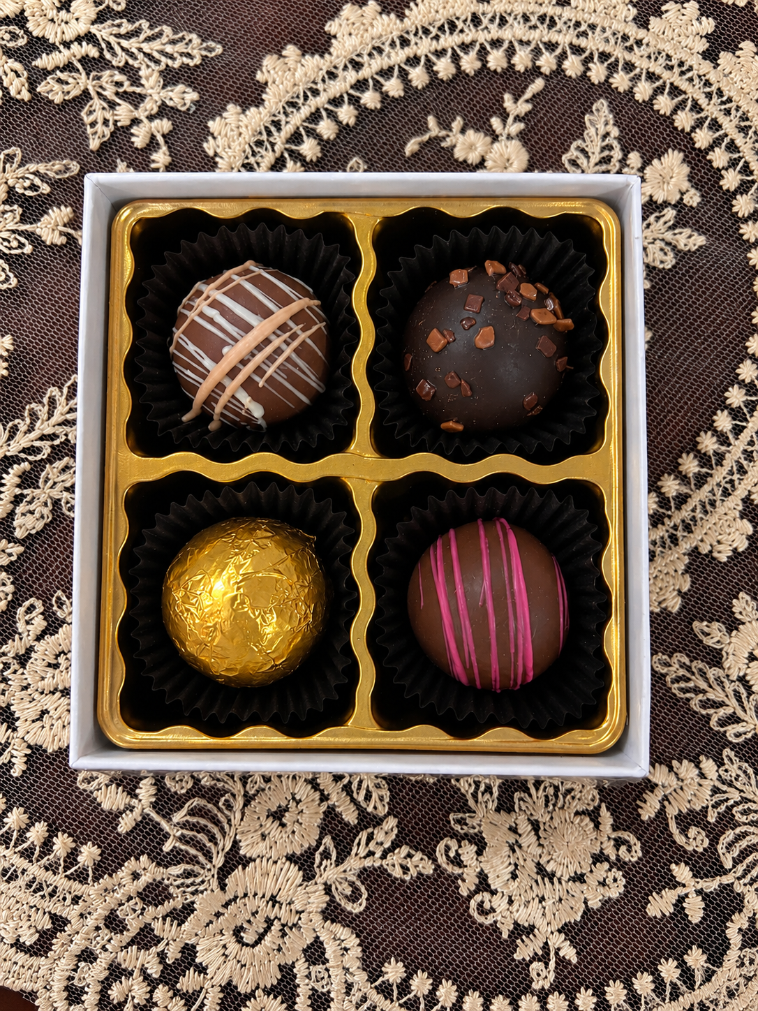 Decadent Artisan Chocolates 4 Pack