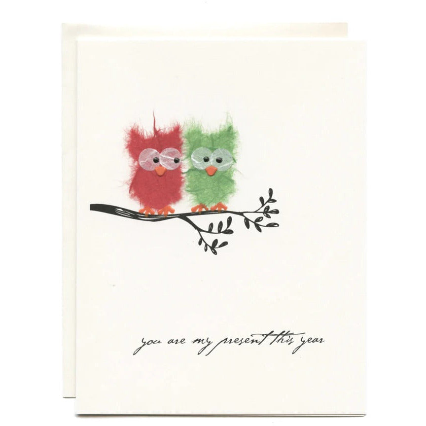 Greeting Card- You are my present this year! Blank Card